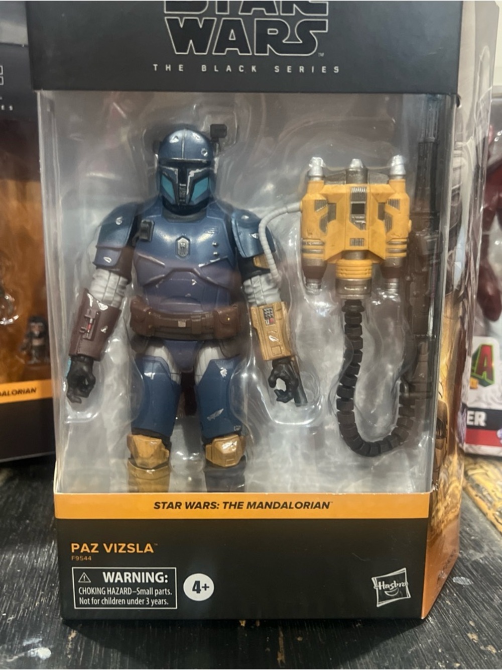 Hasbro Star Wars Paz Vizsla Action Figure - Blue & Gold